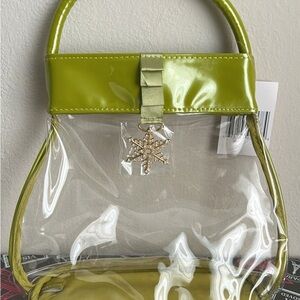Transparent Green Handbag